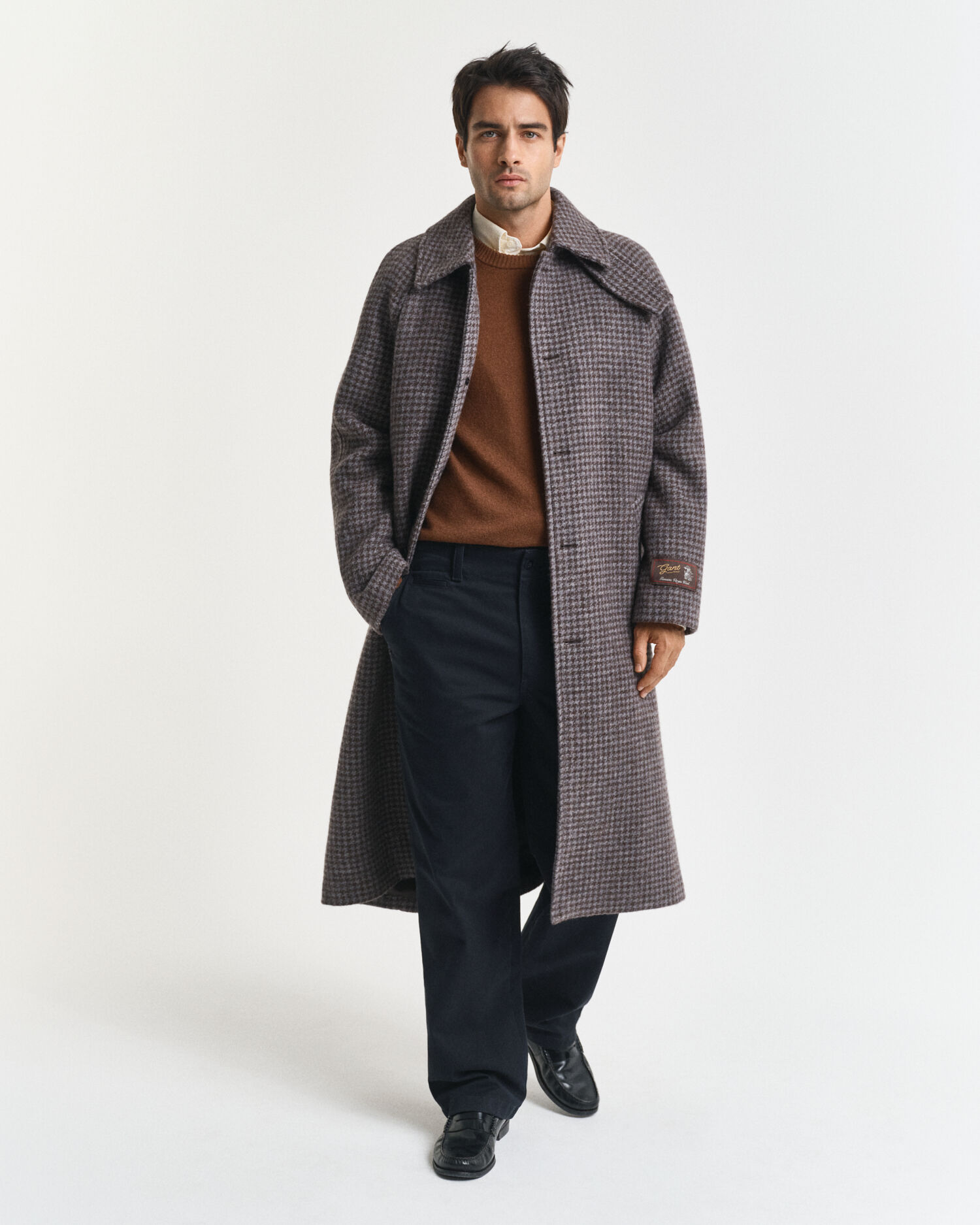 Rundhalsad kashmirtröja