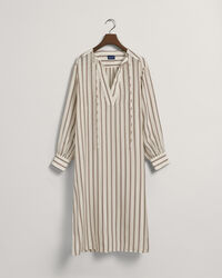 Randig V-ringad kaftan