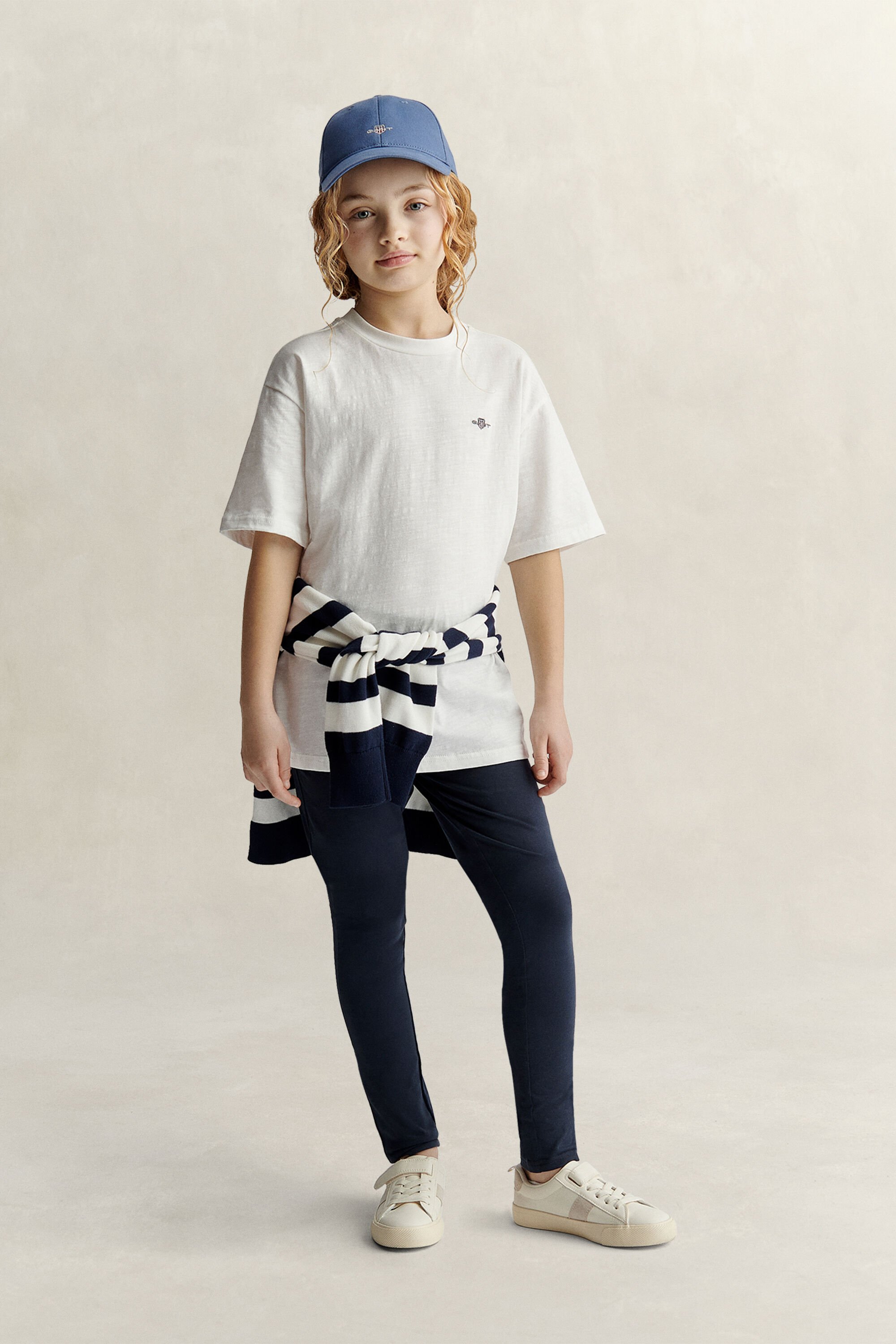 Teen Girls grovspunnen T-shirt