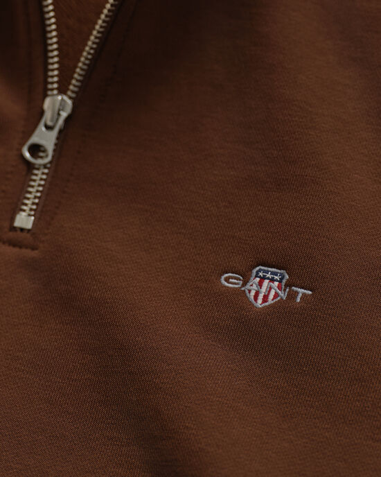 Shield sweatshirt med dragkedja vid halsöppningen