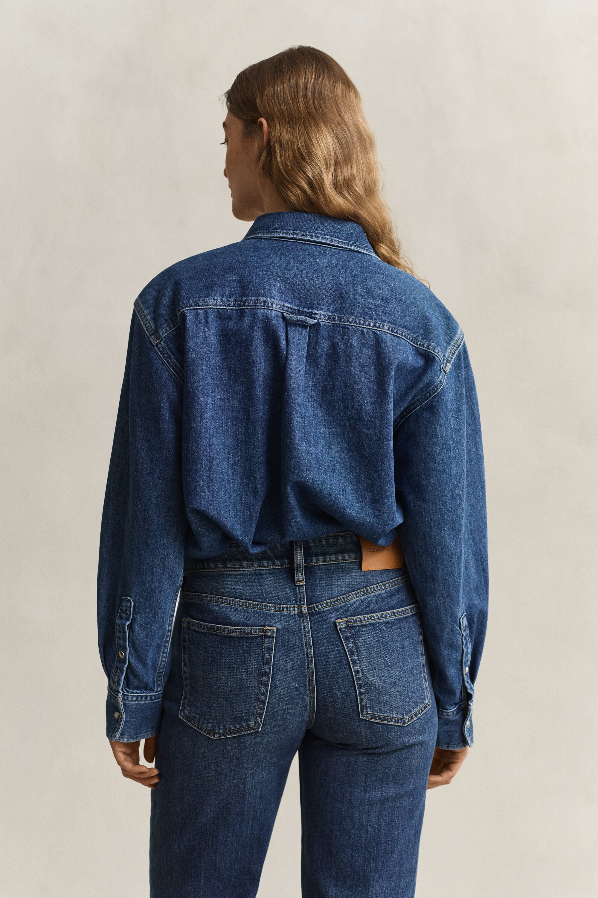 Jägarskjorta i denim