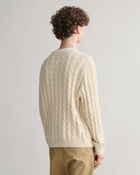 Teens Shield V-ringad kabelstickad tr&ouml;ja