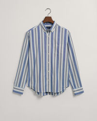 Regular fit f&auml;rgglad randig skjorta