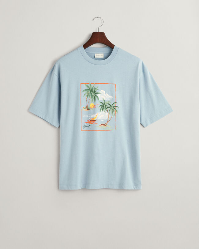 T-shirt med hawaiim&ouml;nster
