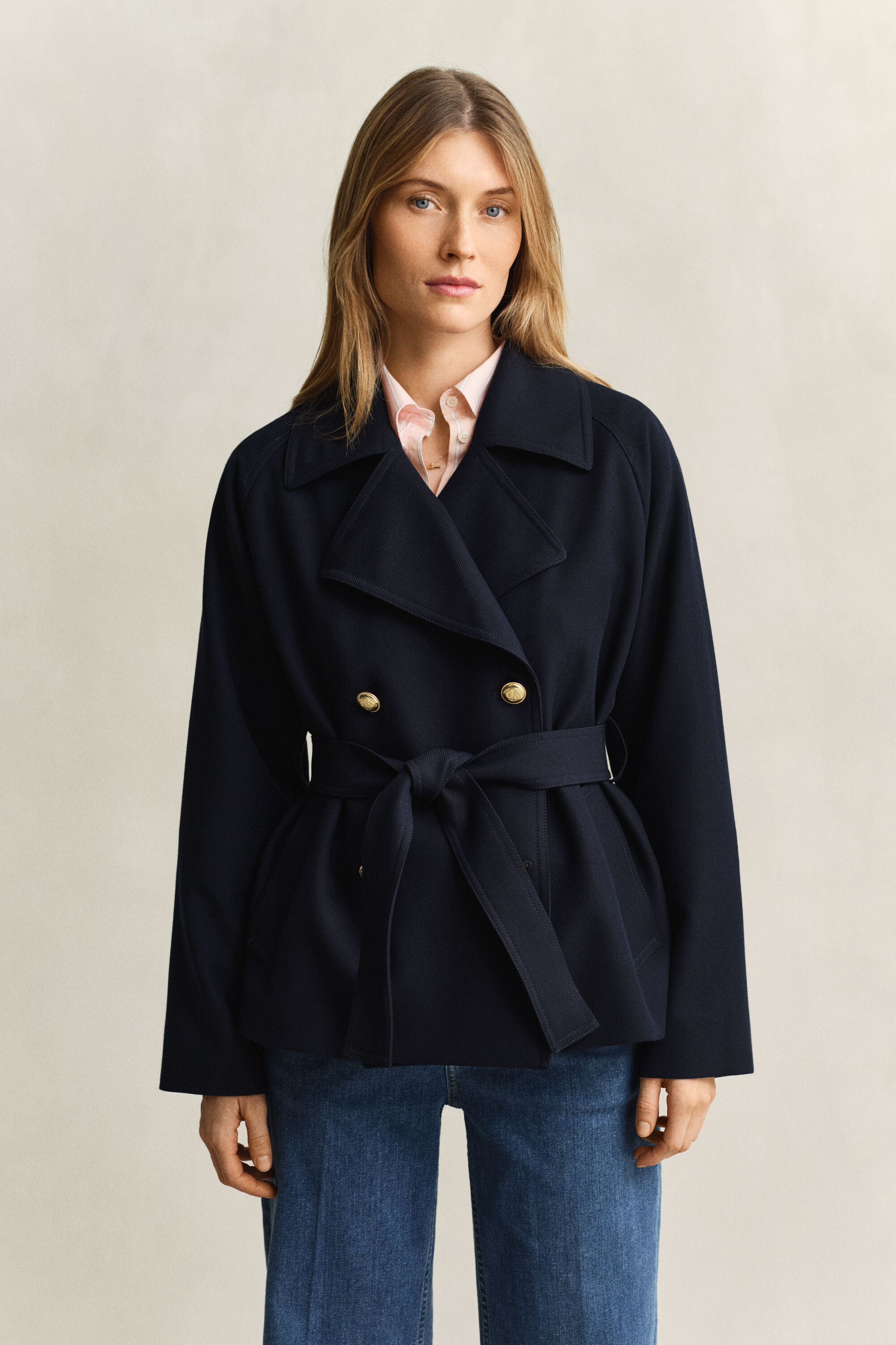 Kort trenchcoat
