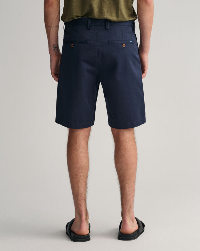 Hallden slim fit twillshorts