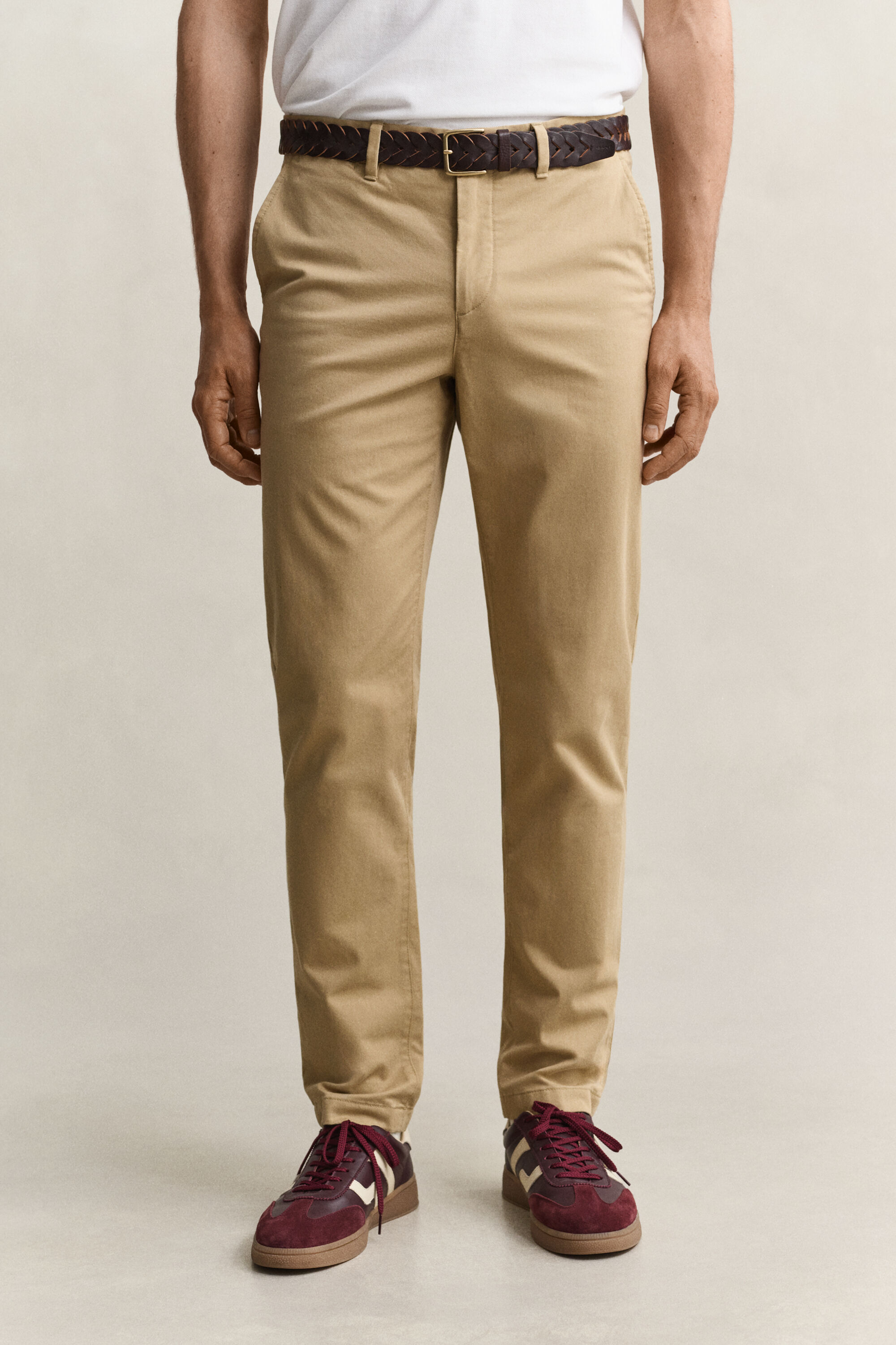 Klassiska chinos med slim fit