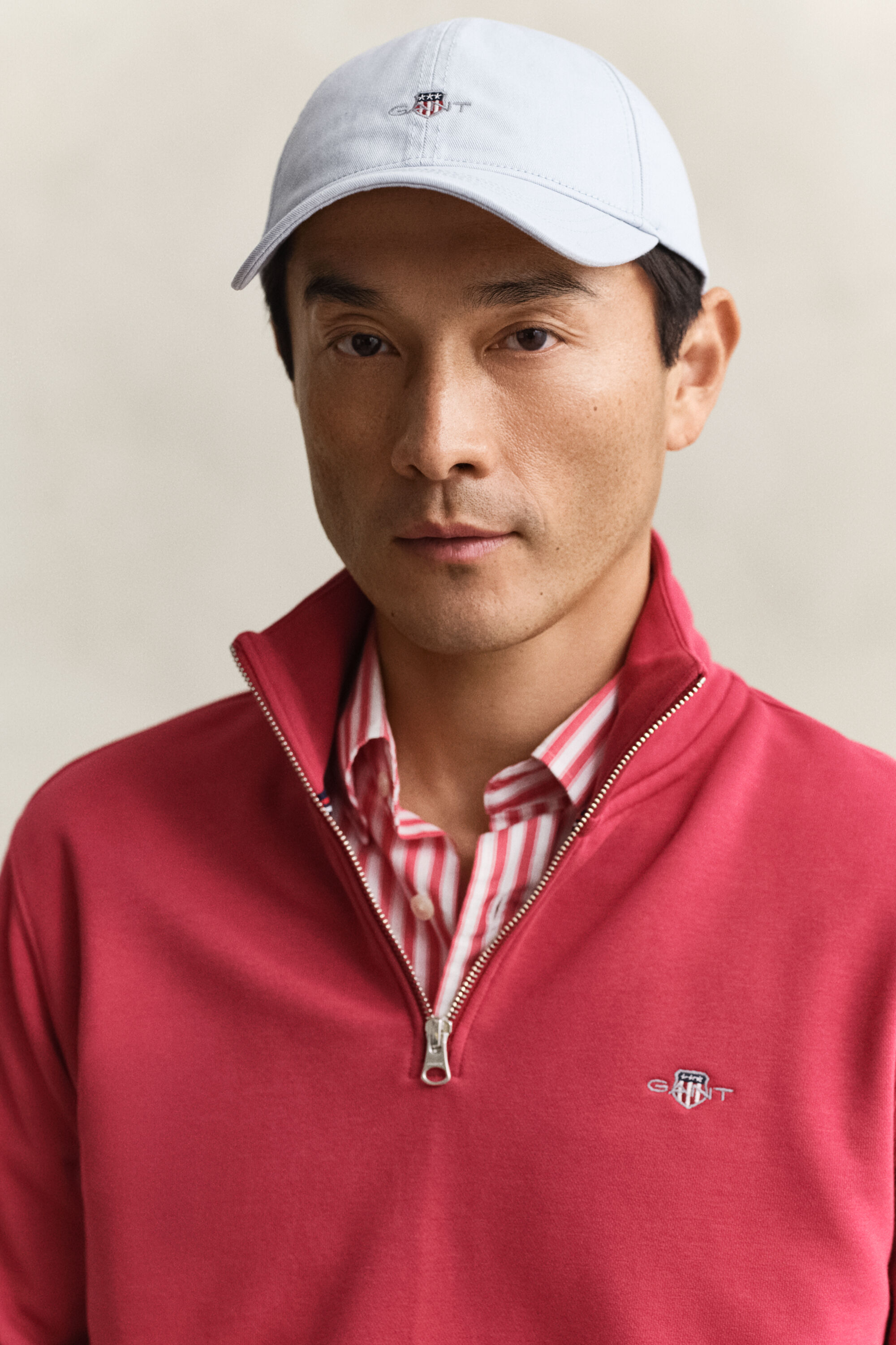 Shield sweatshirt med dragkedja vid halsöppningen