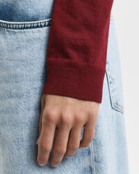 Sömlös långärmad pikétröja