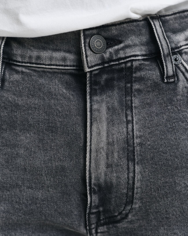 Slim fit svarta jeans