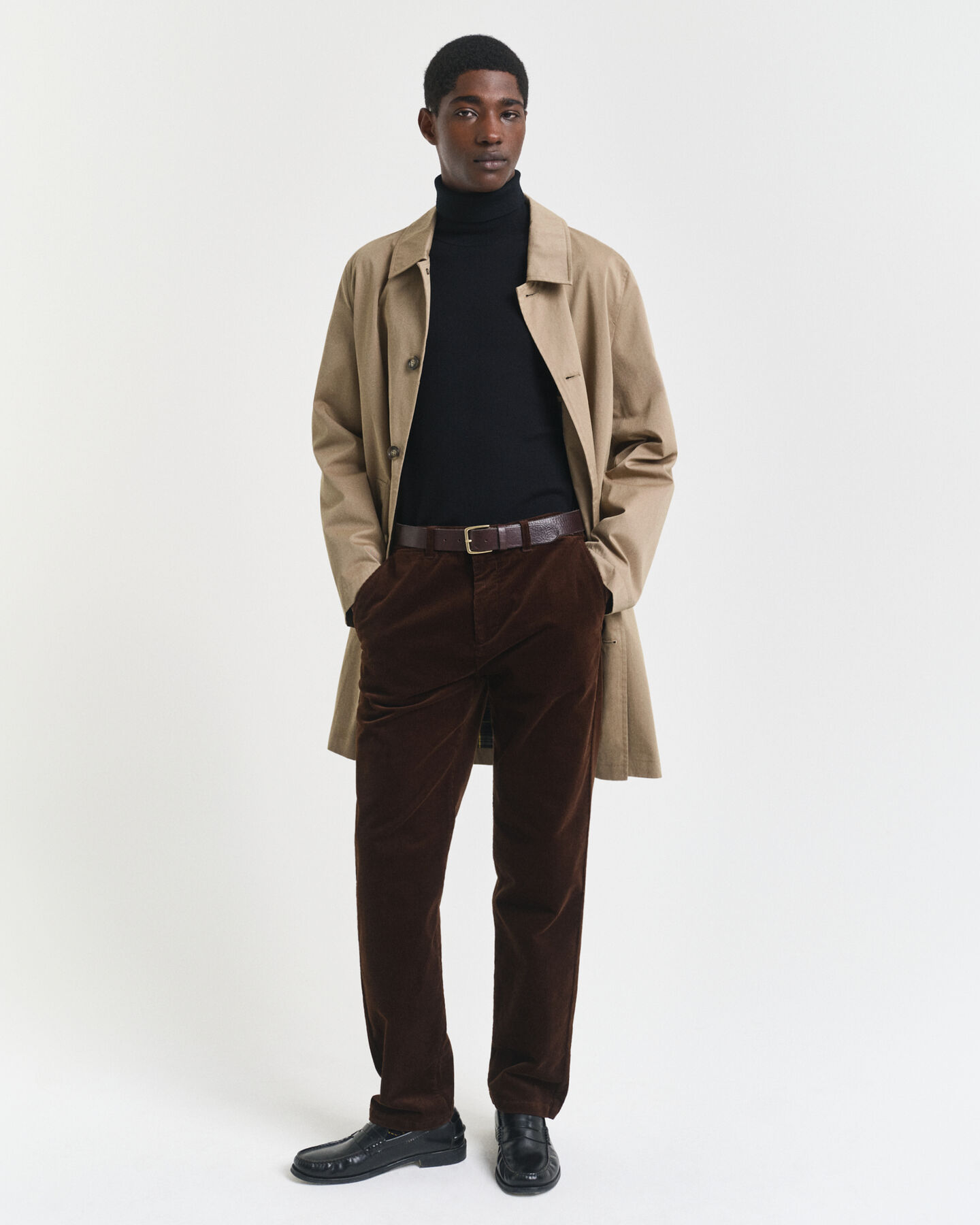 Tröja med polokrage i extra fin merinoull