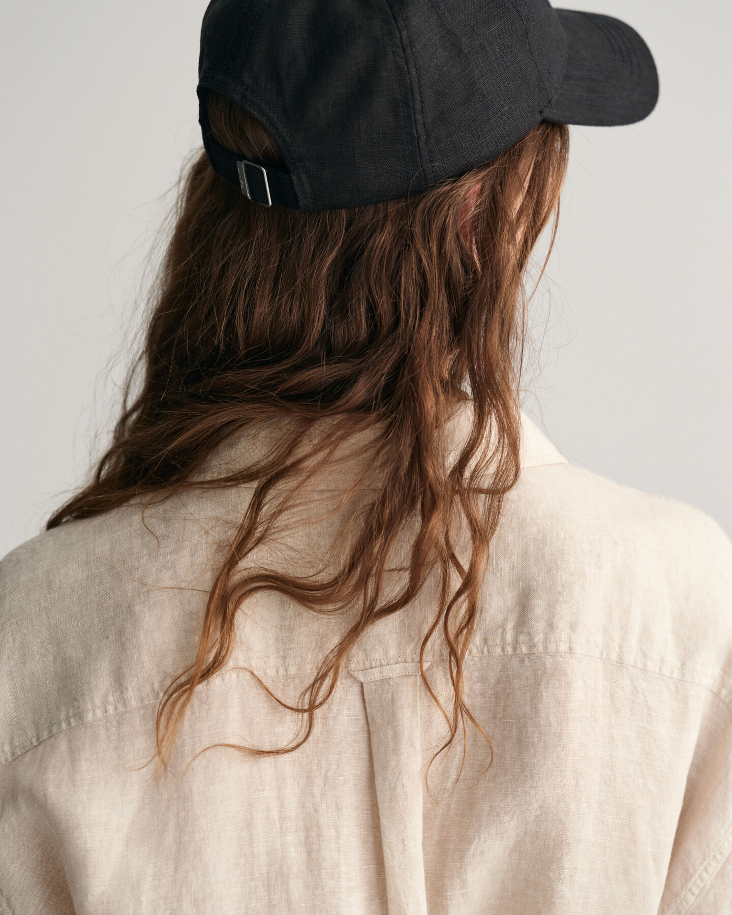 Kortärmad skjortklänning i linne