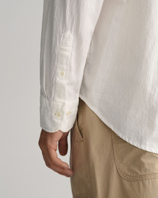 Relaxed fit skjorta med struktur