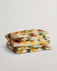 Solrosmönstrat påslakan, dubbel