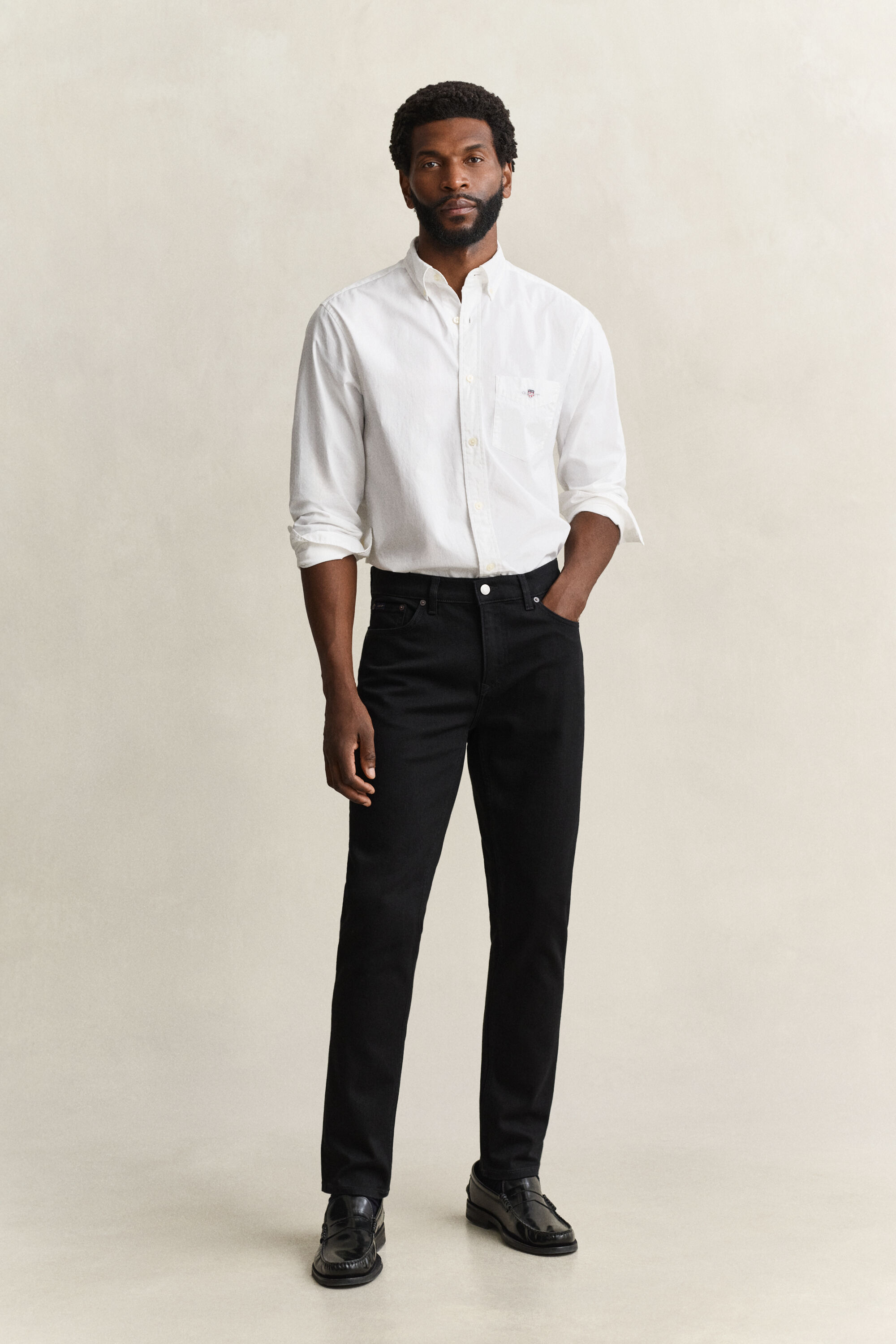 Slim fit jeans i stilren tvätt