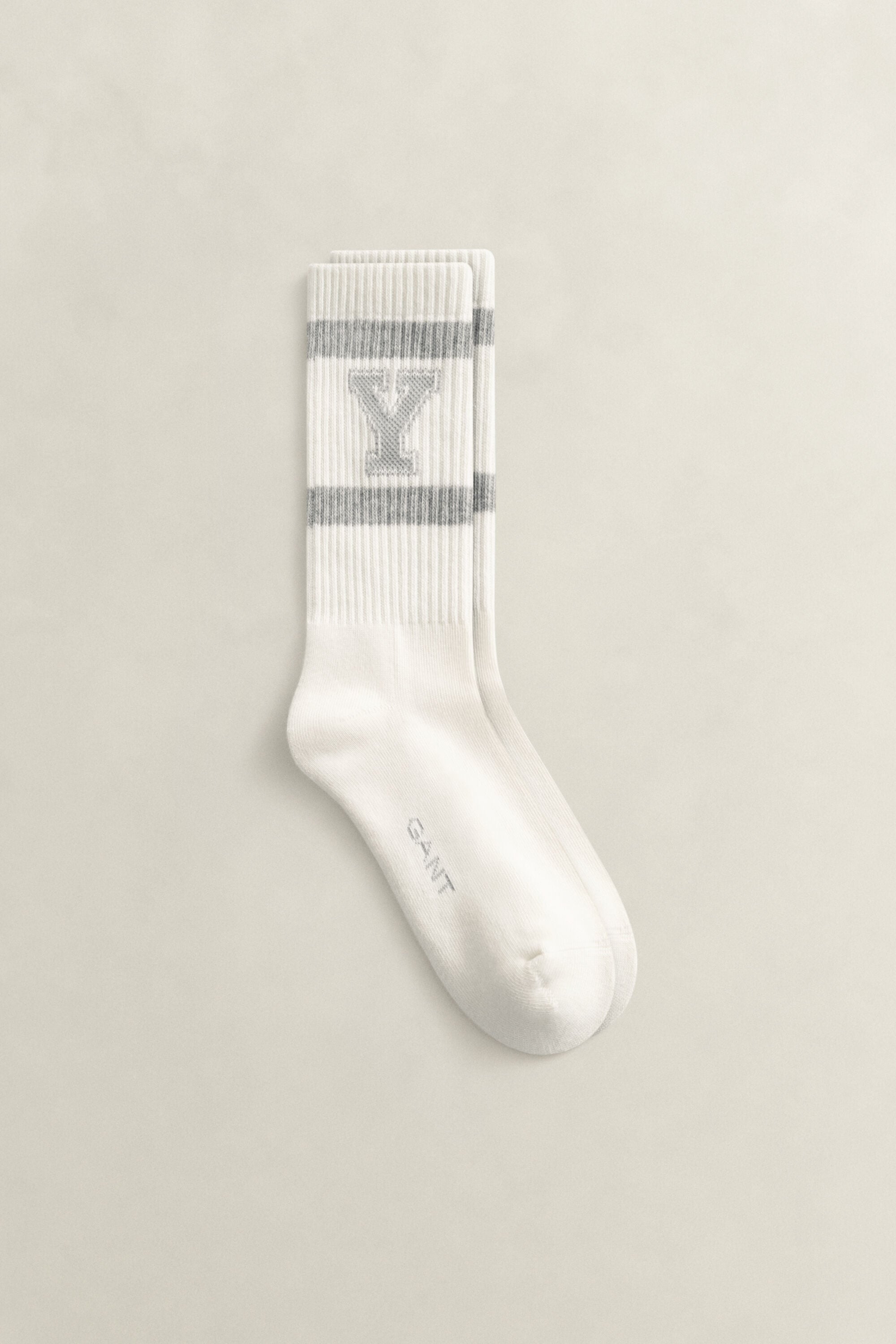 Gant x Yale ribbade sportstrumpor