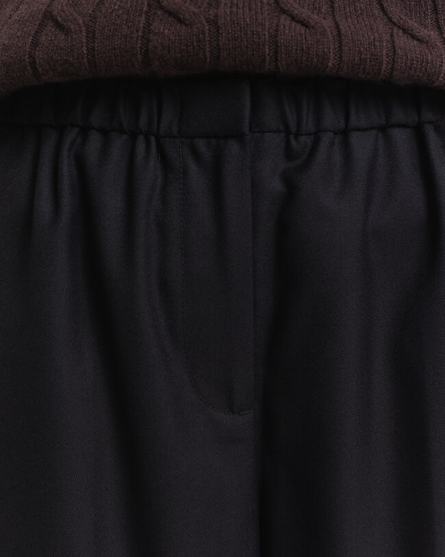 Dra på-byxor i ullblandning