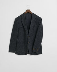 Slim fit kostymkavaj i donegalväv