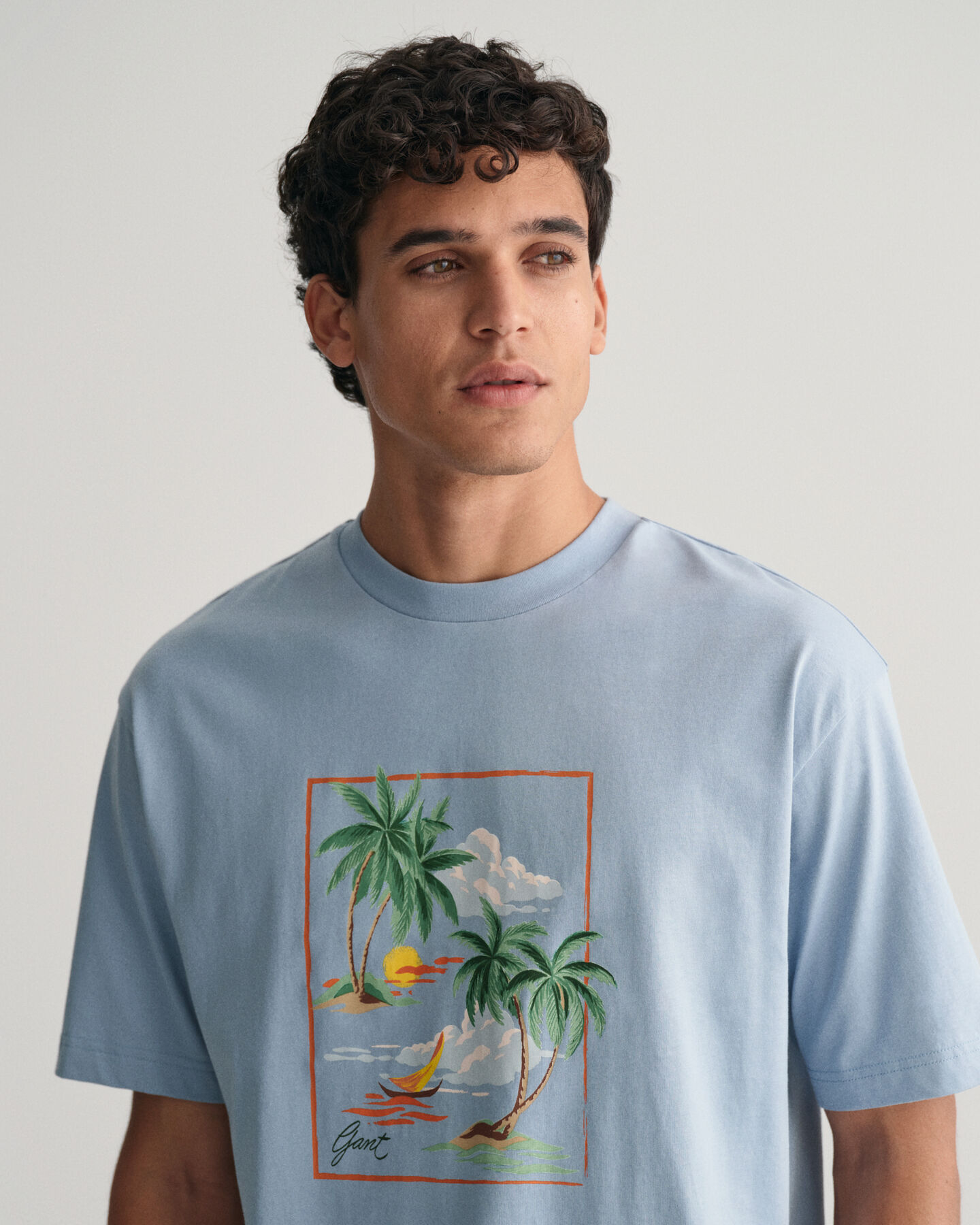 T-shirt med hawaiim&ouml;nster