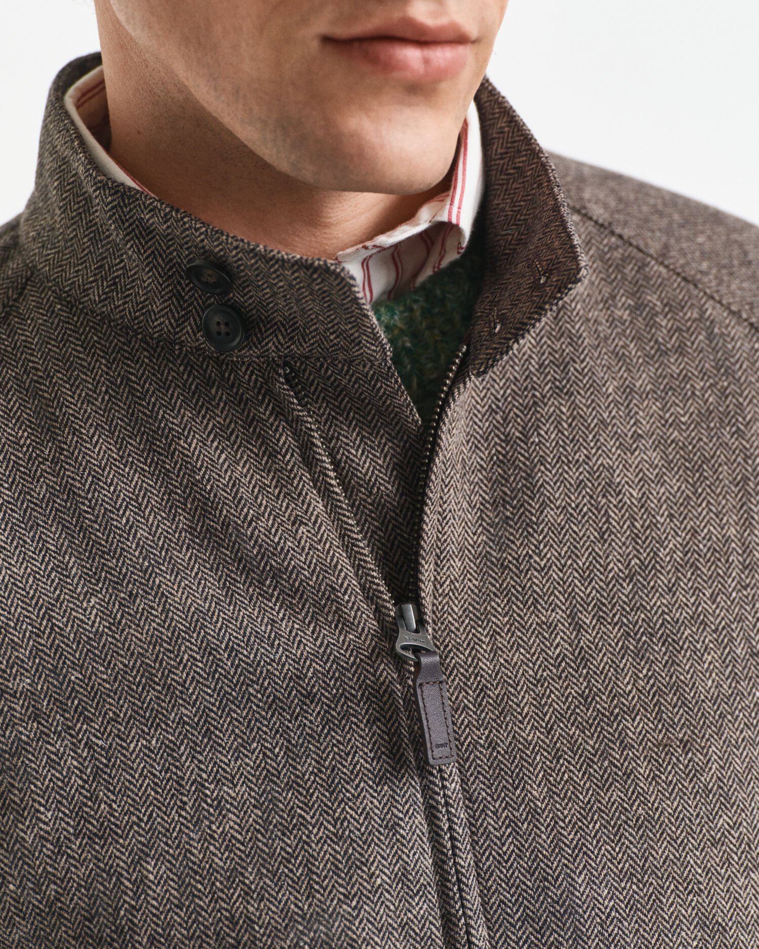 Harringtonjacka i ullblandning