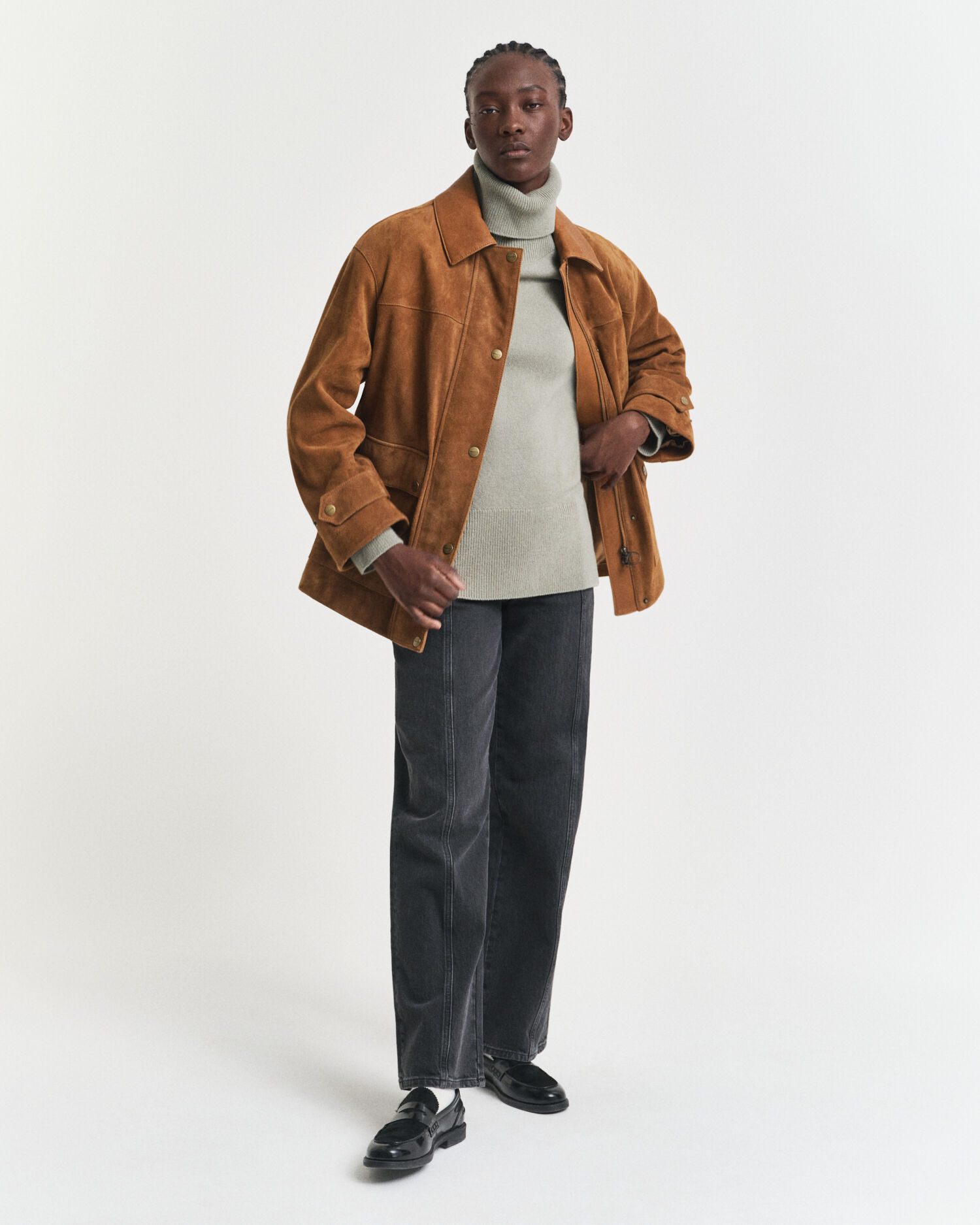 Polotröja i mjuk kashmir- och ullblandning