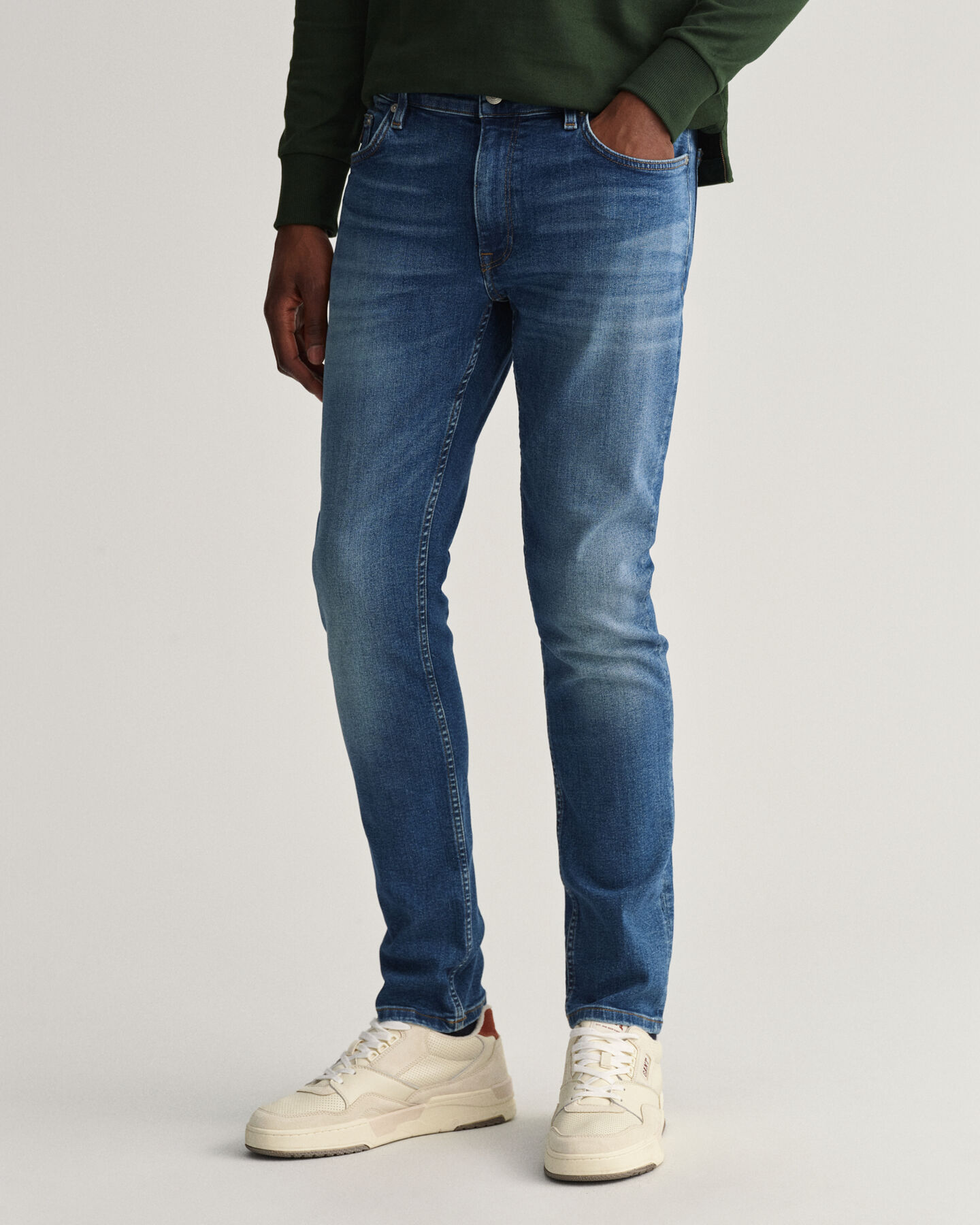 Maxen Retro Shield jeans med extra slim fit