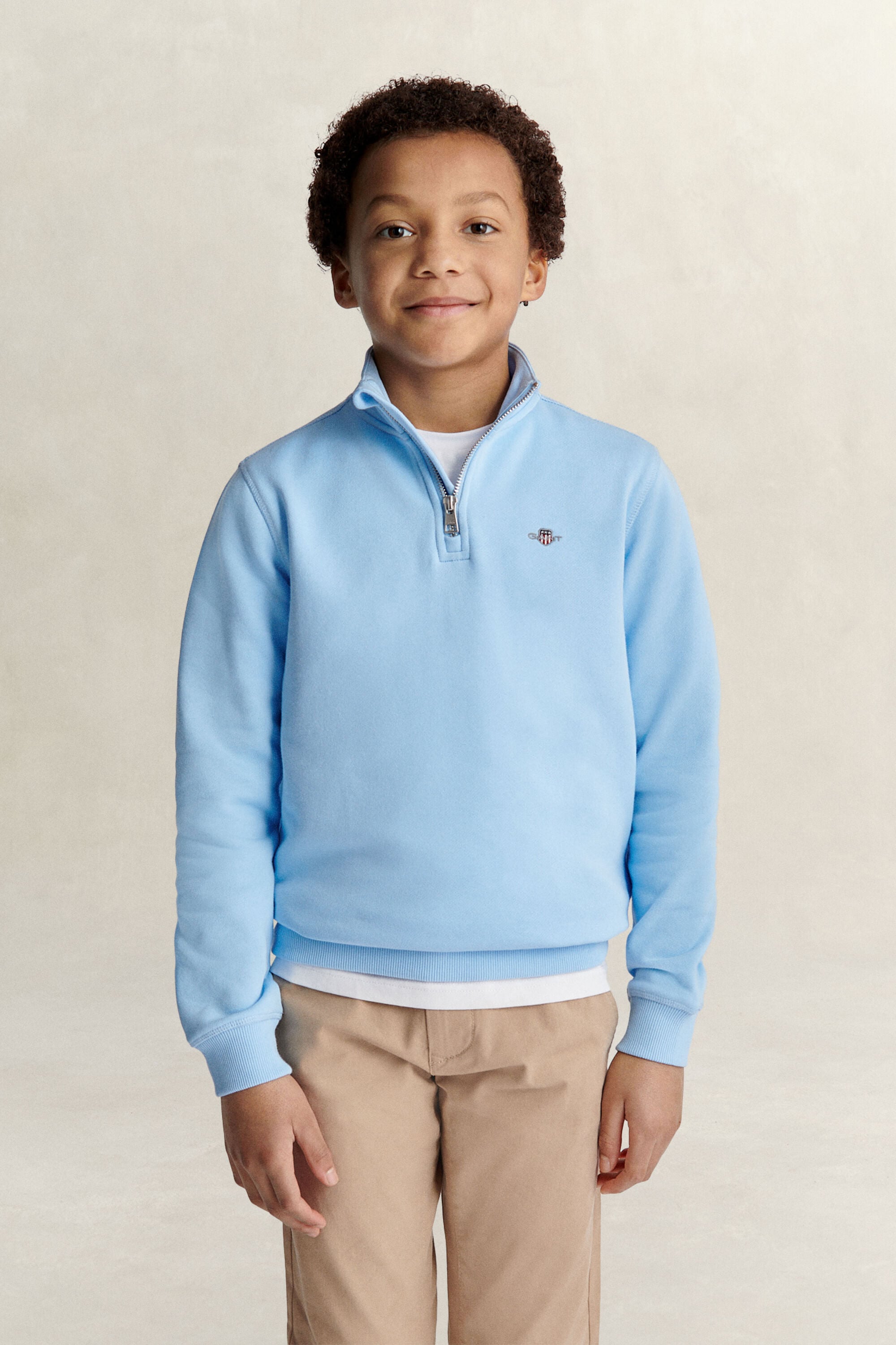 Teen Boys sweatshirt med half-zip