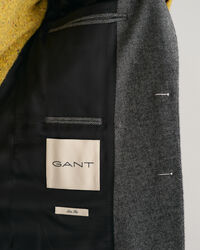 Fiskbensmönstrad kostymkavaj