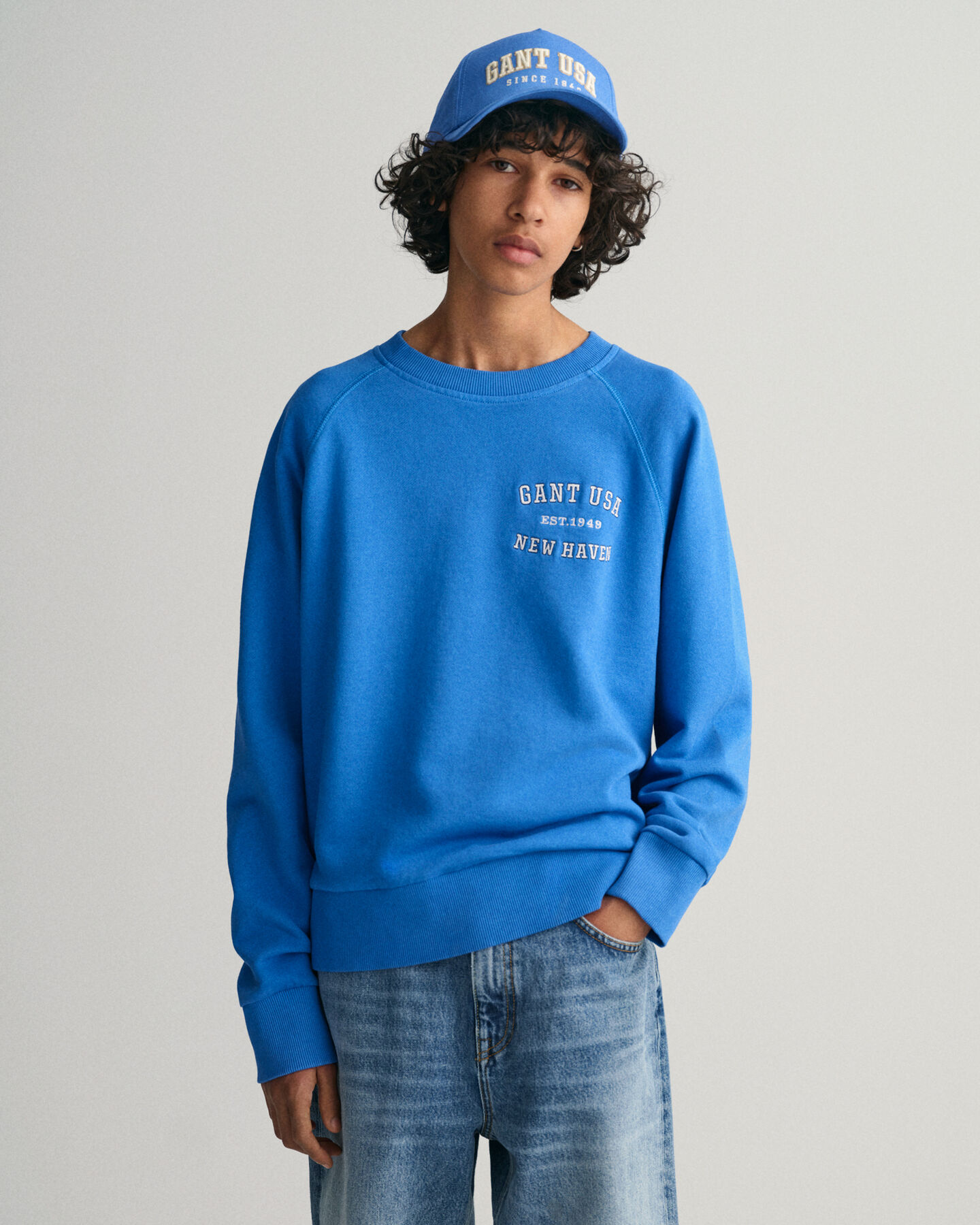 Teen Boys USA Graphic crew neck sweatshirt