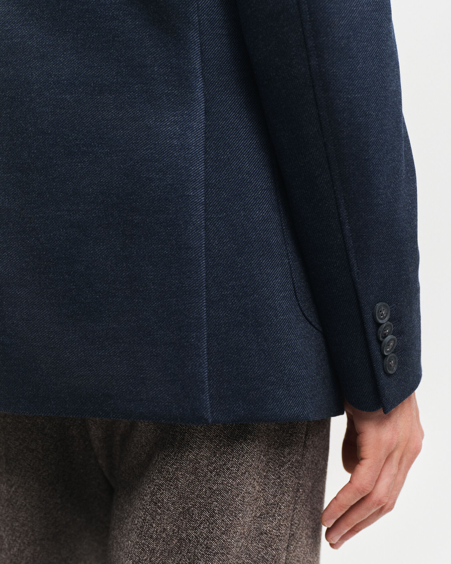 Kavaj i tvåfärgad jerseytwill