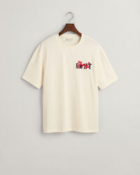 T-shirt med drakemblem