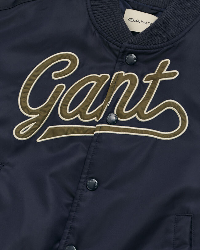 Kids Script Graphic GANT Varsity Jacket