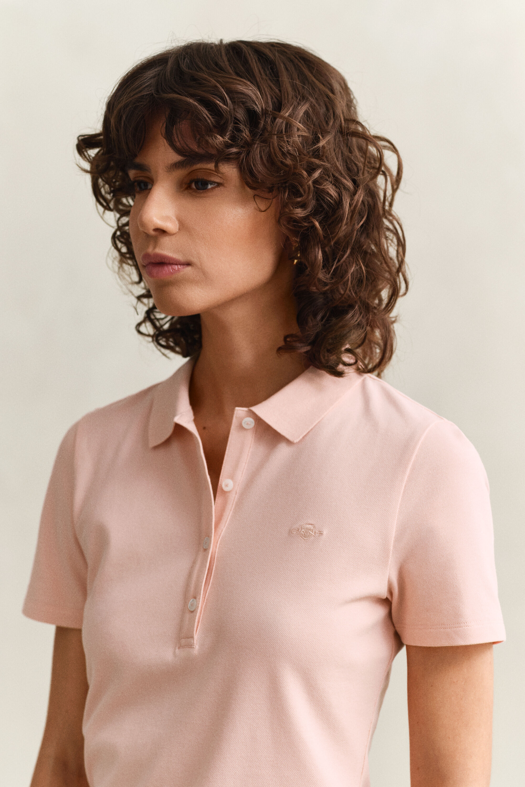 Slim fit pikétröja