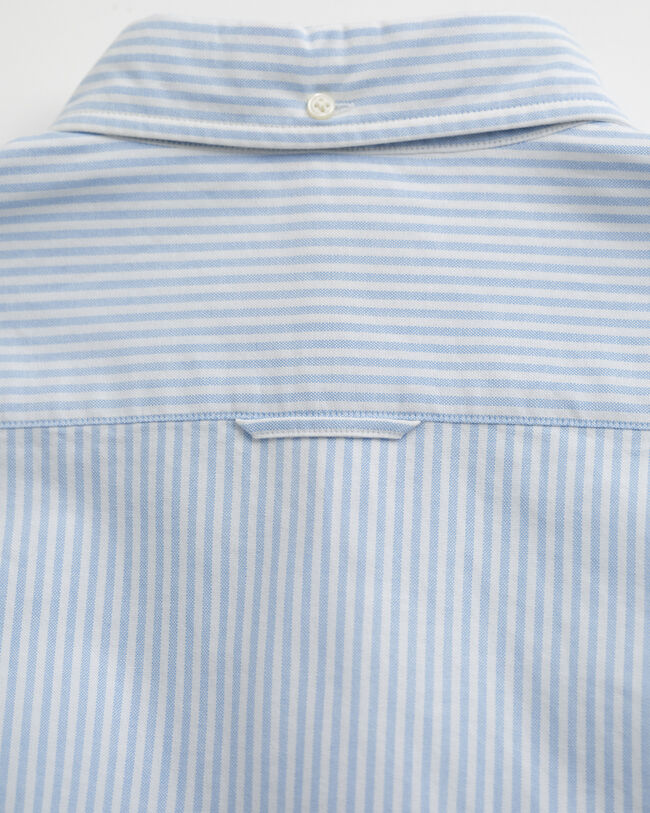 Slim fit klassisk randig oxfordskjorta