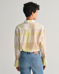 Relaxed fit madrasrutig skjorta