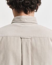 Regular fit skjorta i bomullsmanchester