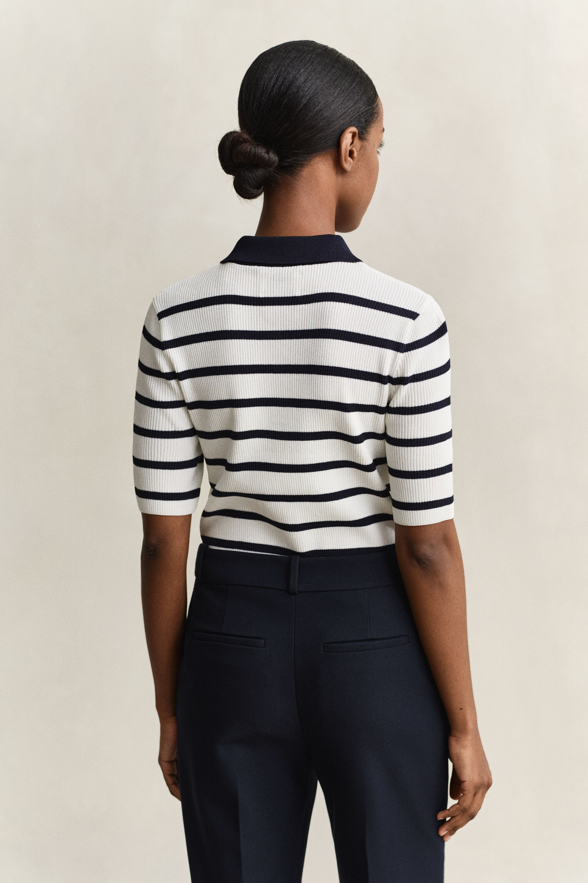 Randig stickad Rugger