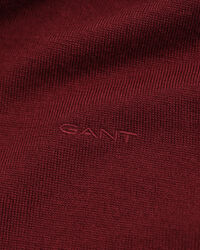 Rundhalsad tröja i extra fin merinoull