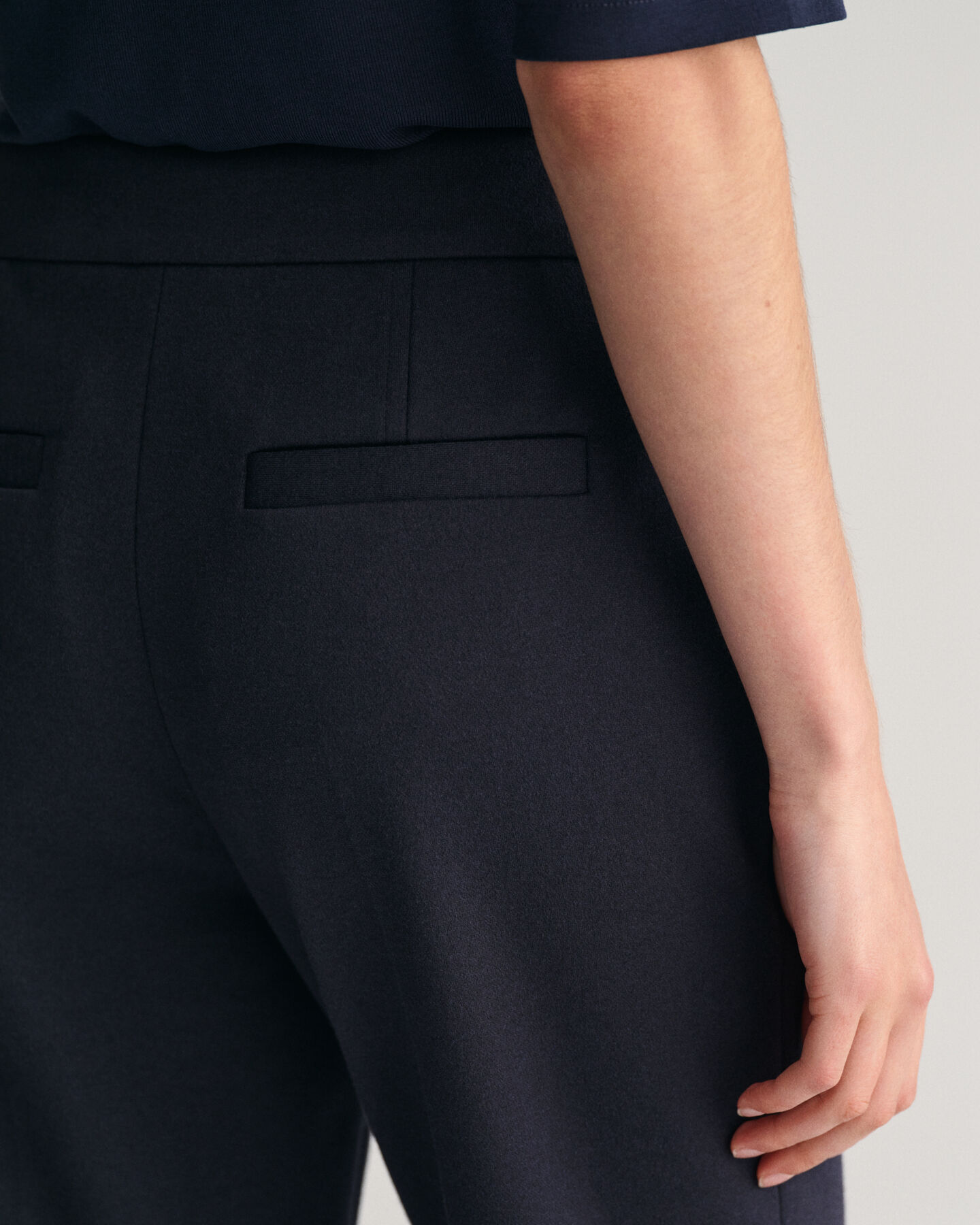 Cigarettbyxor i jersey