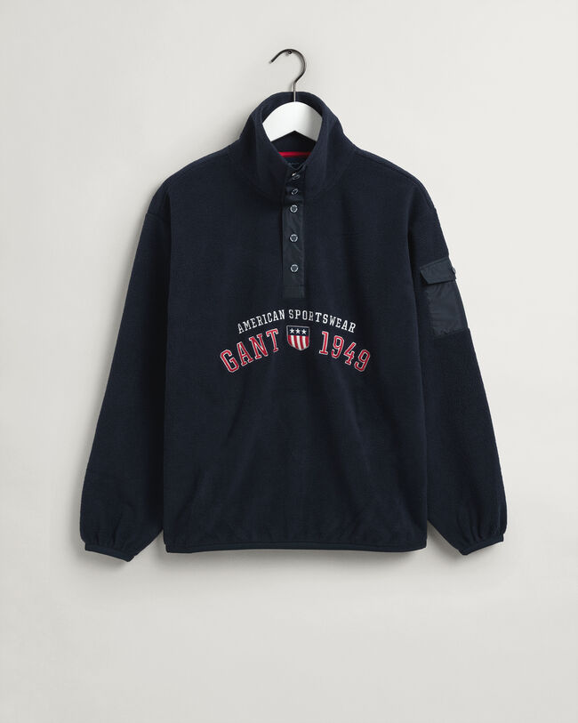 Retro Shield fleecetröja