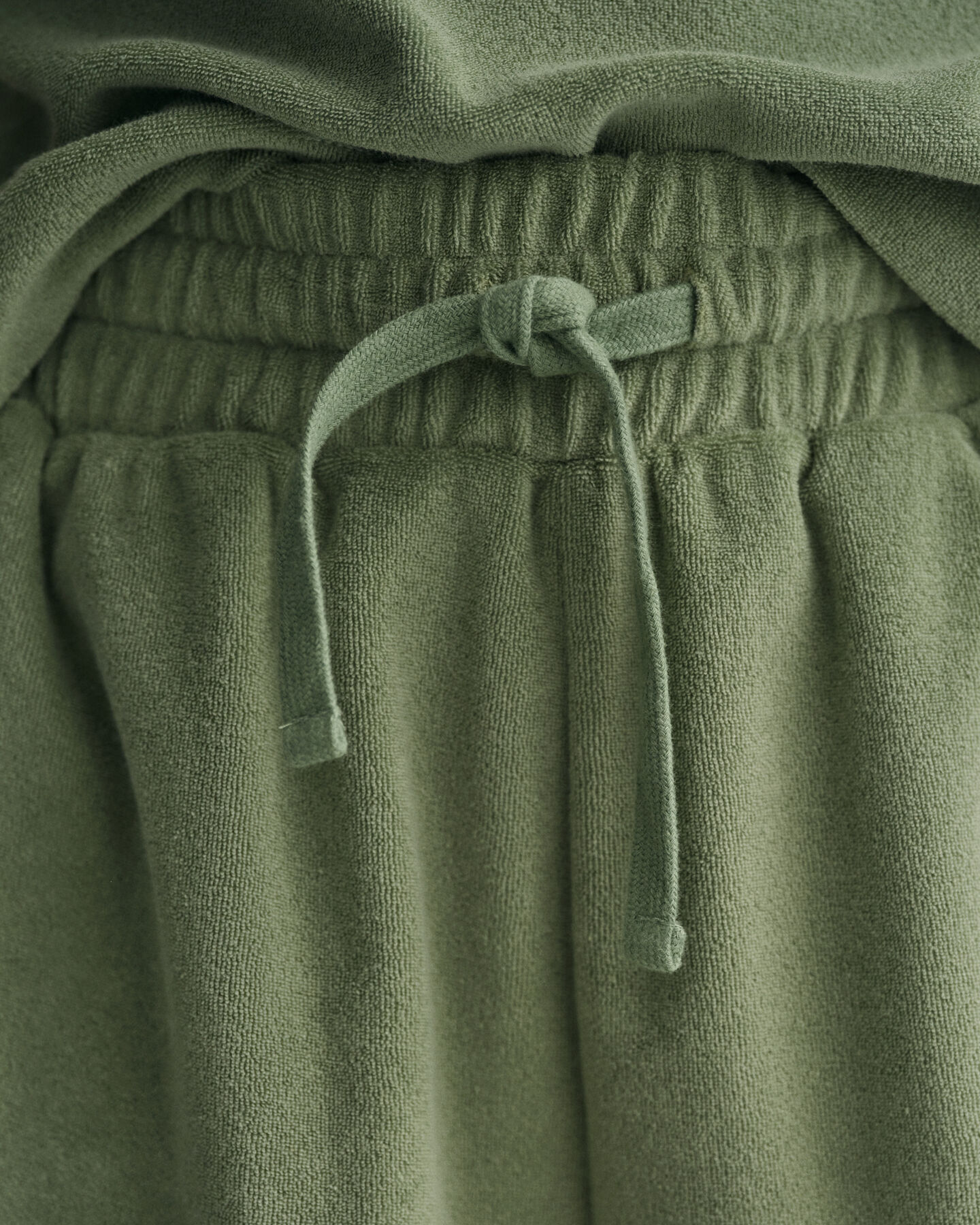 Teen Girls Terry Cloth shorts med h&ouml;g midja