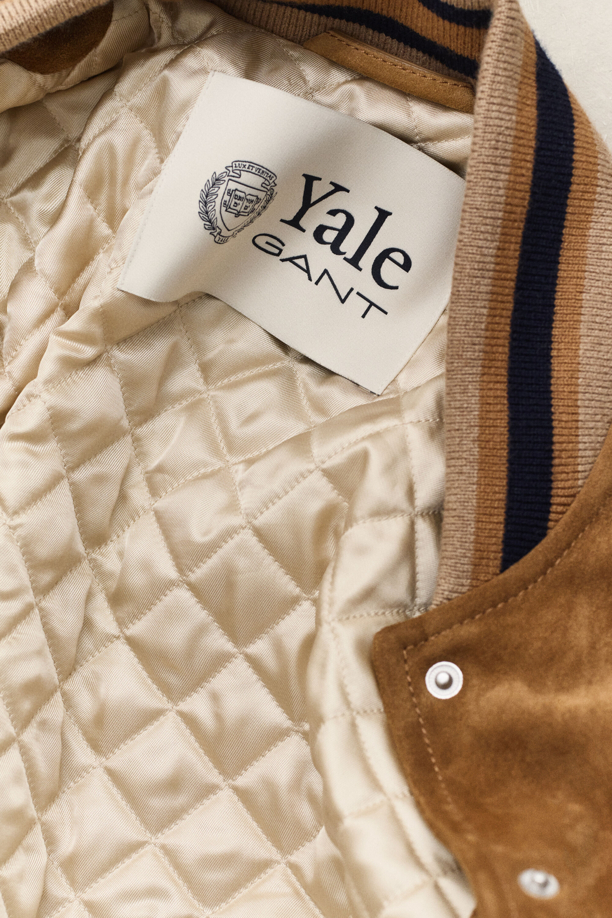 Gant x Yale Varsity jacka i mocka