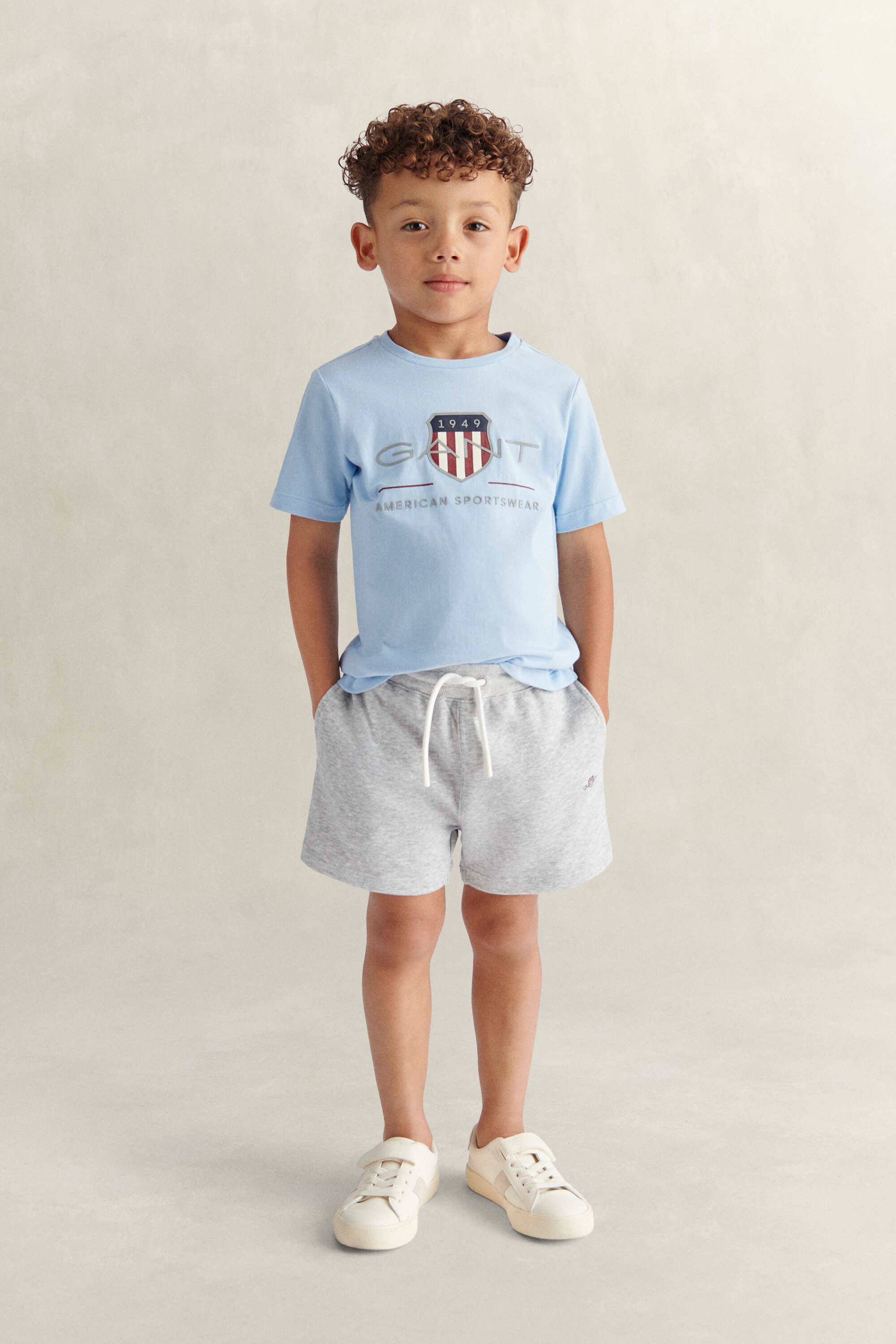 Boys Archive Shield set med T-shirt och sweatshorts