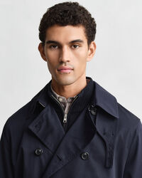 Trenchcoat i bomullsblandning