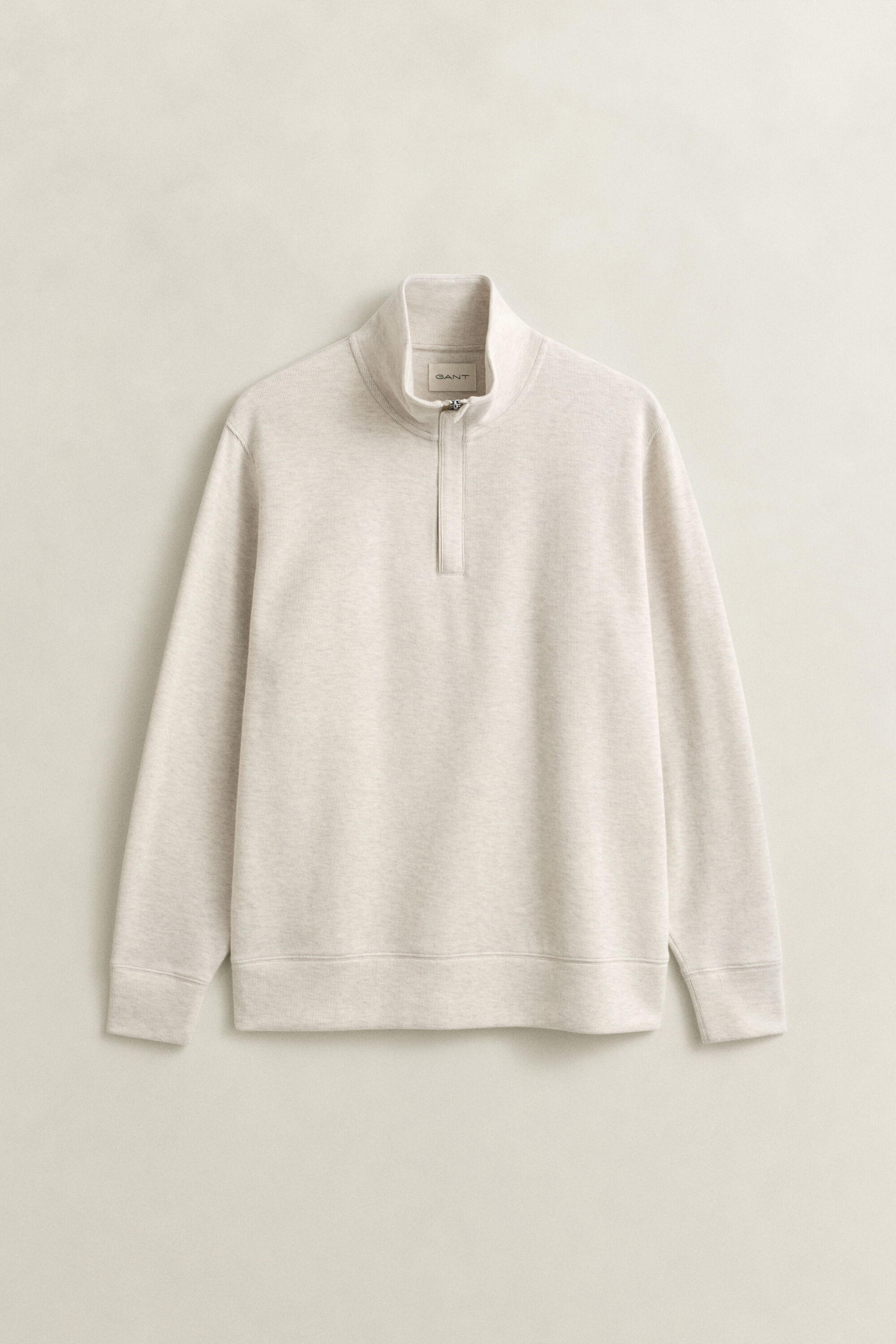 Sacker Rib sweatshirt med half-zip