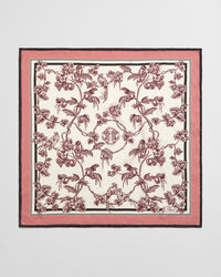 Silkessjal med trädmönster