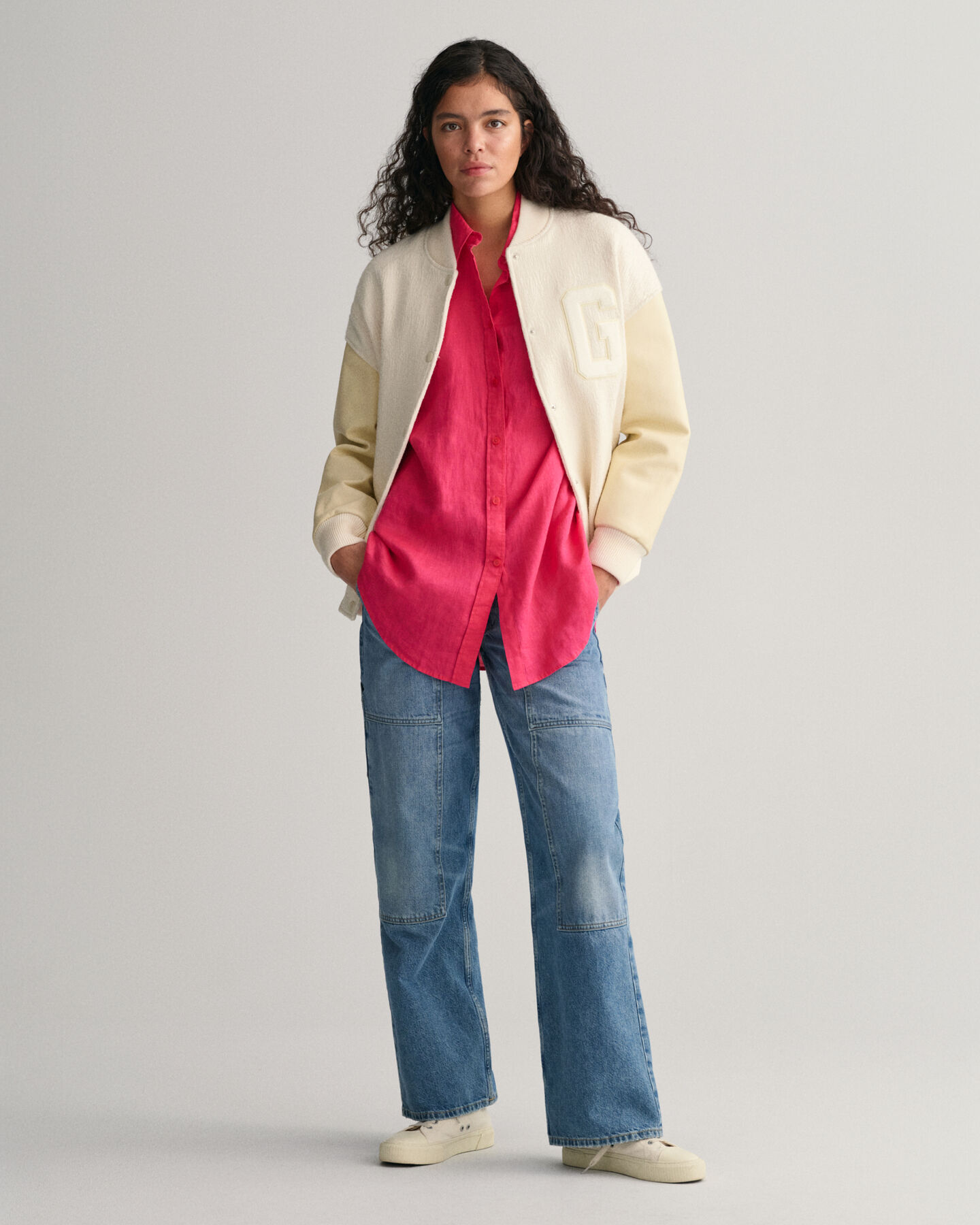 Oversized linneskjorta