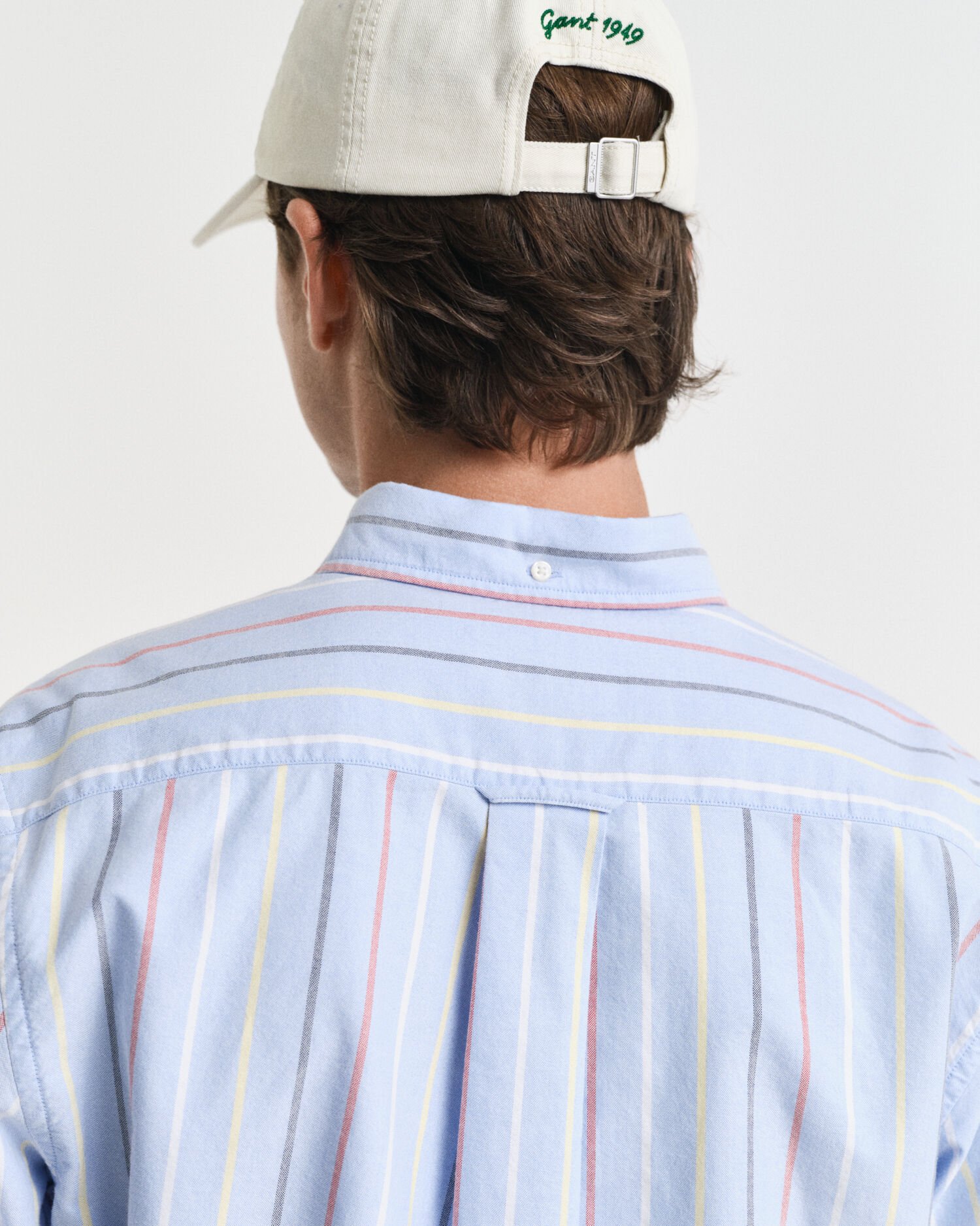 Regular fit klassisk randig oxfordskjorta