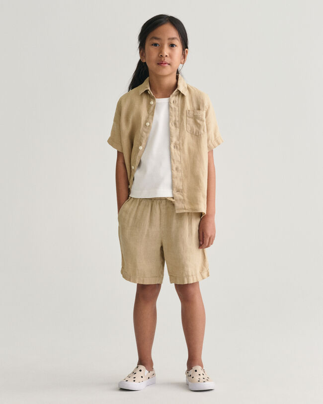 Kids linneshorts