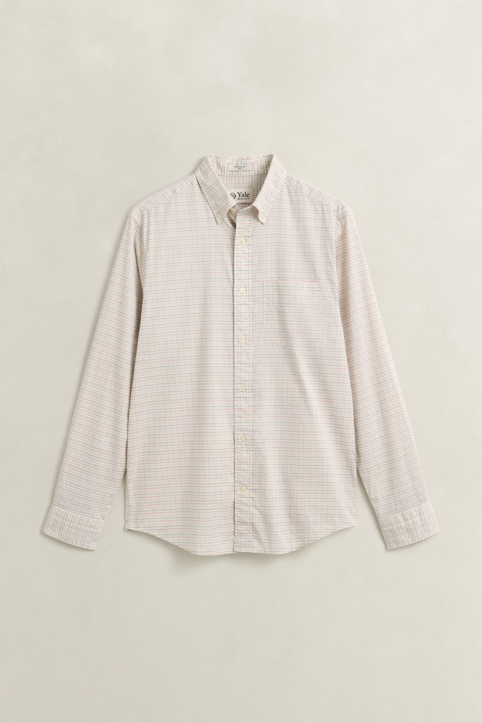 Gant x Yale rutig oxfordskjorta